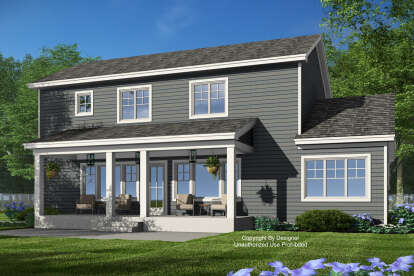 Craftsman House Plan #098-00538 Elevation Photo