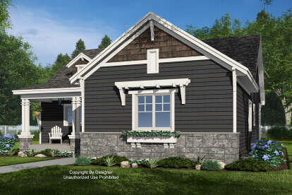 Craftsman House Plan #098-00540 Elevation Photo