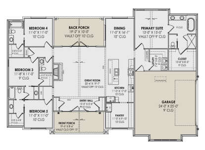 Main Floor  for House Plan #7983-00149