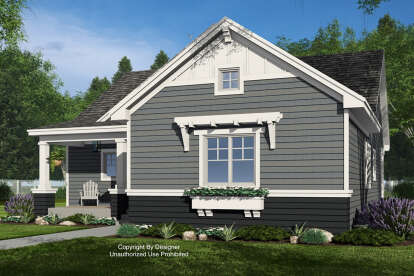 Craftsman House Plan #098-00541 Elevation Photo