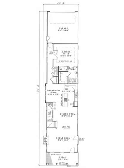Main Floor for House Plan #110-00148