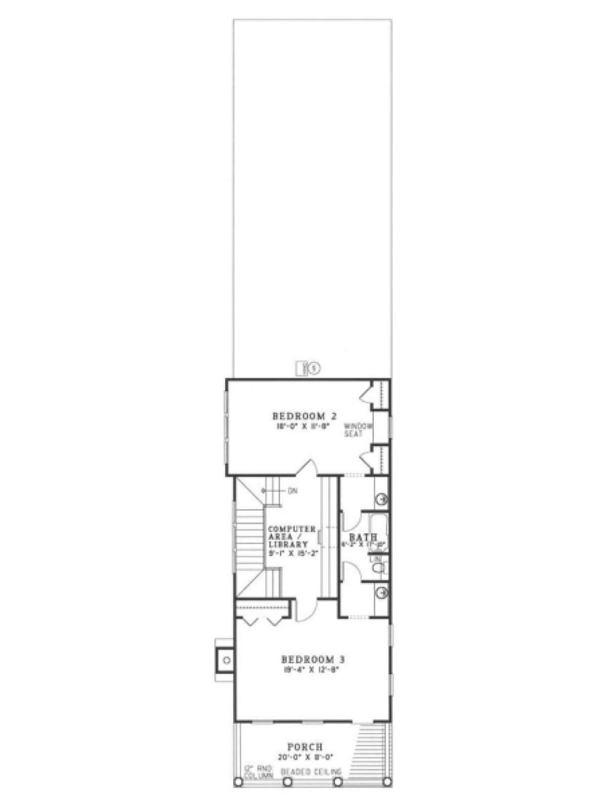 Second Floor for House Plan #110-00148