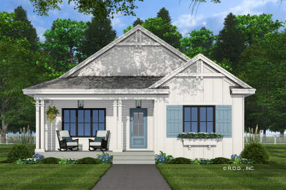 Modern Farmhouse House Plan #098-00543 Elevation Photo