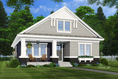 Craftsman House Plan #098-00544 Elevation Photo