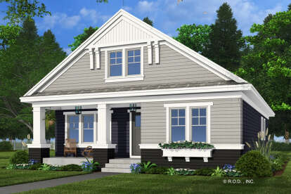 Craftsman House Plan #098-00544 Elevation Photo