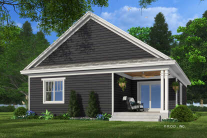 Craftsman House Plan #098-00545 Elevation Photo