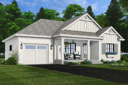 Modern Farmhouse House Plan #098-00546 Elevation Photo