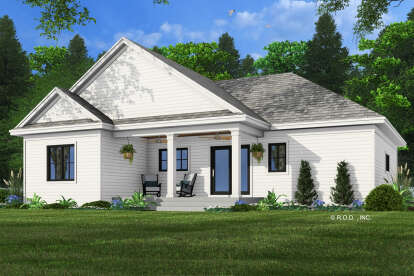Modern Farmhouse House Plan #098-00546 Elevation Photo