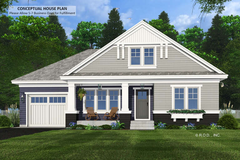 House Plan House Plan #33094 Front Elevation 