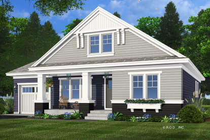 Craftsman House Plan #098-00547 Elevation Photo