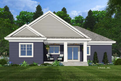Craftsman House Plan #098-00547 Elevation Photo
