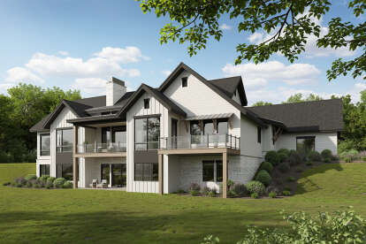 Modern Transitional House Plan #5631-00270 Elevation Photo