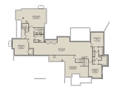 Basement for House Plan #5631-00272