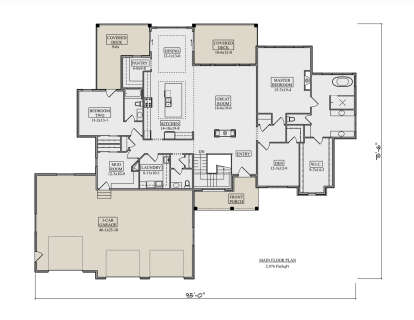 Main Floor  for House Plan #5631-00273