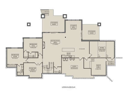 Basement for House Plan #5631-00274