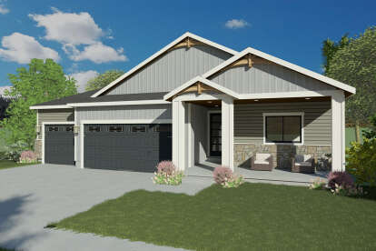 Craftsman House Plan #6785-00013 Elevation Photo