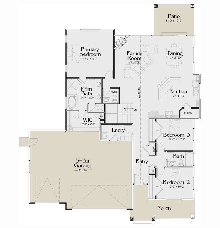 House Plan House Plan #33100 Drawing 1