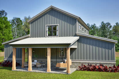 Barn House Plan #2080-00005 Elevation Photo