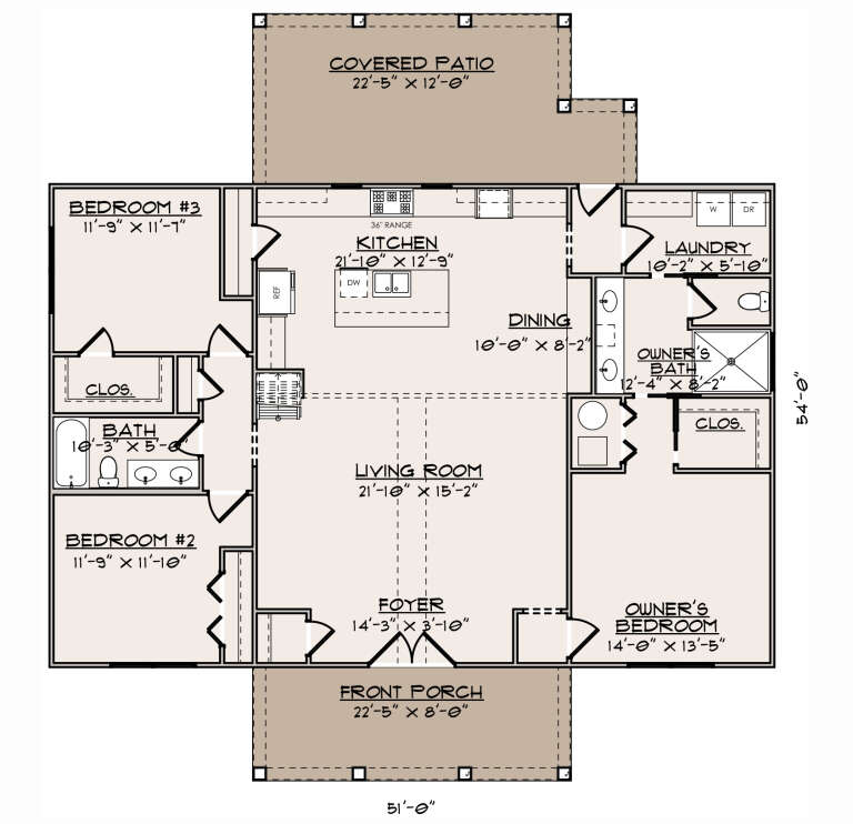 House Plan House Plan #33101 Drawing 1