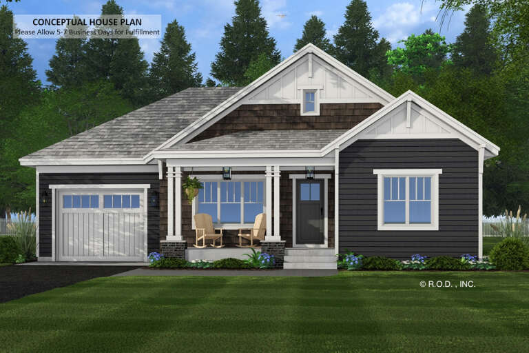 House Plan House Plan #33102 Front Elevation 