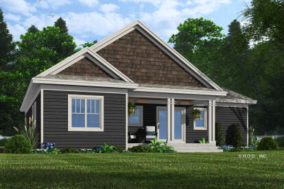 Craftsman House Plan #098-00548 Elevation Photo