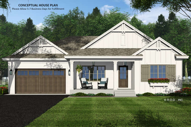 House Plan House Plan #33103 Front Elevation 