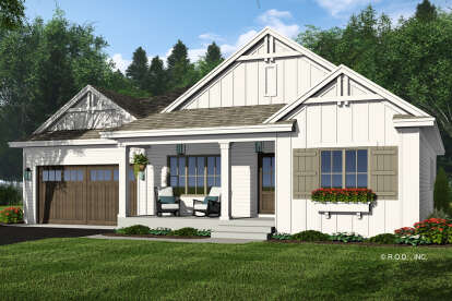 Modern Farmhouse House Plan #098-00549 Elevation Photo