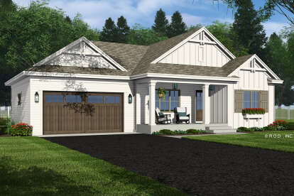 Modern Farmhouse House Plan #098-00549 Elevation Photo