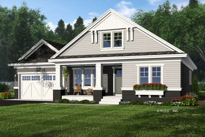 Craftsman House Plan #098-00550 Elevation Photo