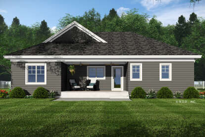 Craftsman House Plan #098-00550 Elevation Photo
