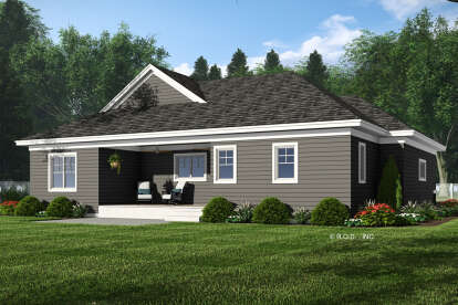 Craftsman House Plan #098-00550 Elevation Photo