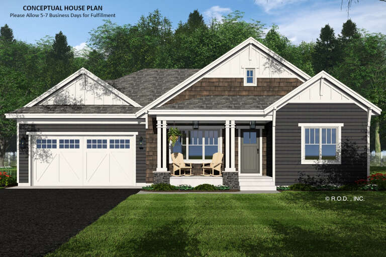House Plan House Plan #33105 Front Elevation 