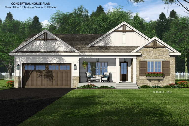 House Plan House Plan #33106 Front Elevation 