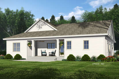 Modern Farmhouse House Plan #098-00552 Elevation Photo
