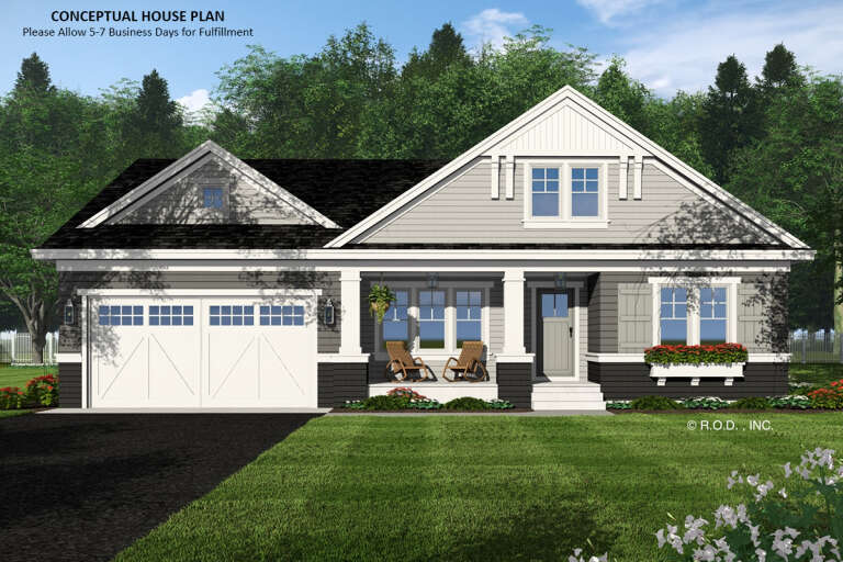 House Plan House Plan #33107 Front Elevation 