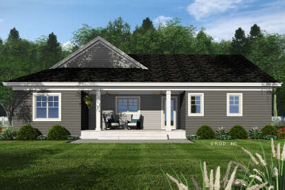 Craftsman House Plan #098-00553 Elevation Photo