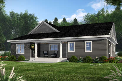 Craftsman House Plan #098-00553 Elevation Photo