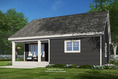 Craftsman House Plan #098-00555 Elevation Photo