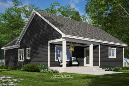 Craftsman House Plan #098-00555 Elevation Photo