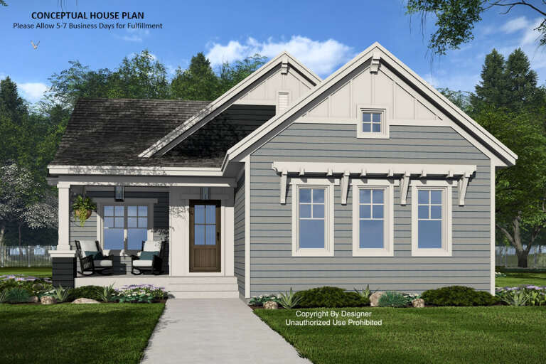 House Plan House Plan #33110 Front Elevation 