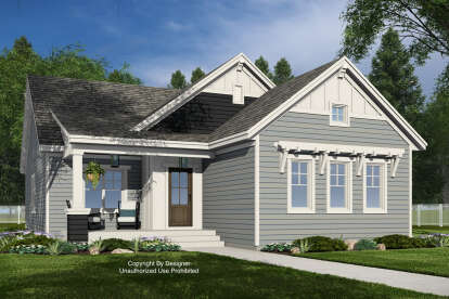 Craftsman House Plan #098-00556 Elevation Photo