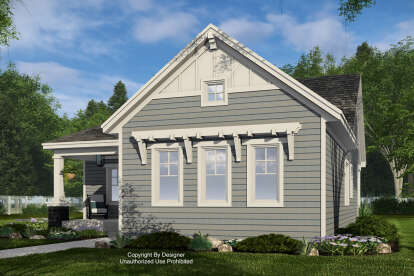 Craftsman House Plan #098-00556 Elevation Photo