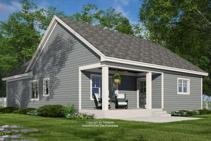 Craftsman House Plan #098-00556 Elevation Photo