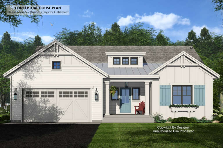 House Plan House Plan #33111 Front Elevation 