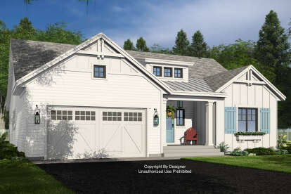 Modern Farmhouse House Plan #098-00557 Elevation Photo