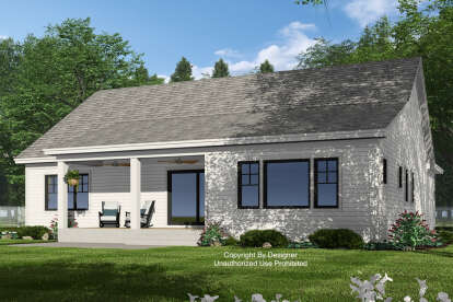 Modern Farmhouse House Plan #098-00557 Elevation Photo