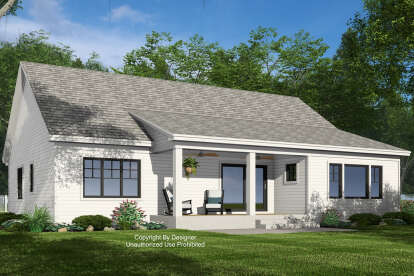 Modern Farmhouse House Plan #098-00557 Elevation Photo