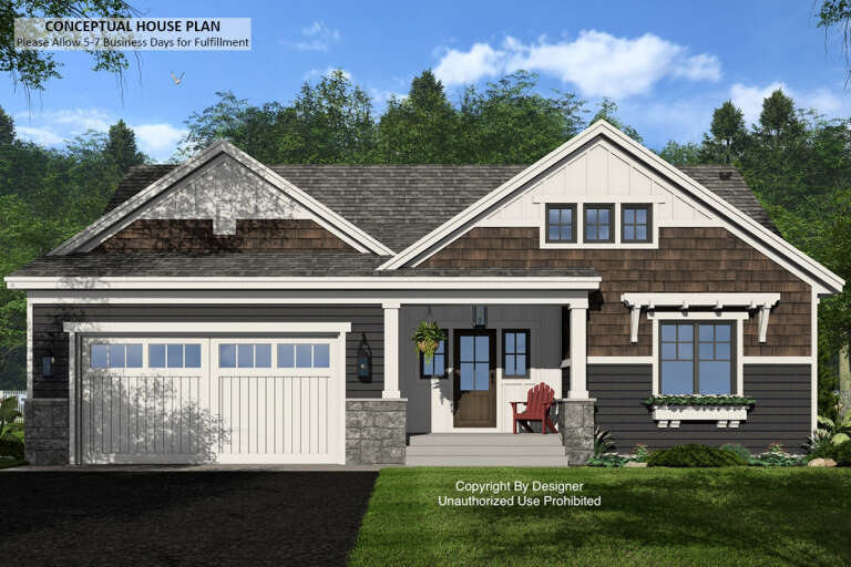 House Plan House Plan #33112 Front Elevation 