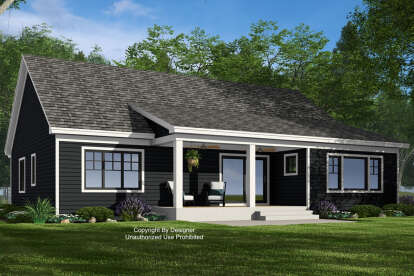 Craftsman House Plan #098-00558 Elevation Photo