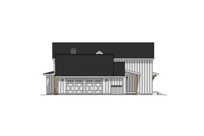 Modern Farmhouse House Plan #5460-00001 Elevation Photo